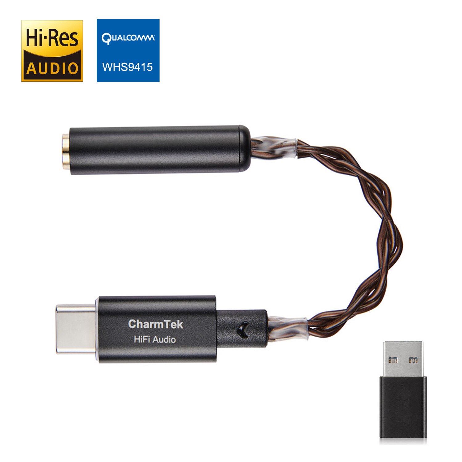 CharmTek-Qualcomm USB C HiFi DAC  ޴ ..